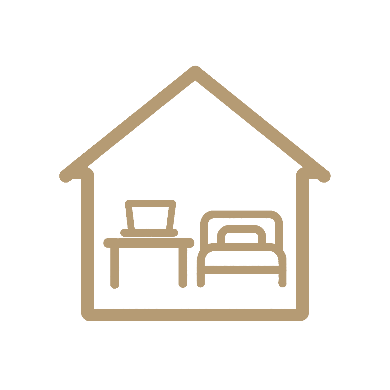 Illustration representing flexible living space